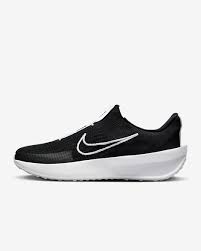 Nike Revolution/Flex Series Men's Slip-On Running Shoes - Black/White